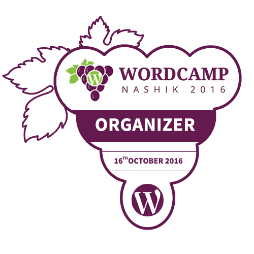 I'm Organizer at WordCamp Nashik 2016