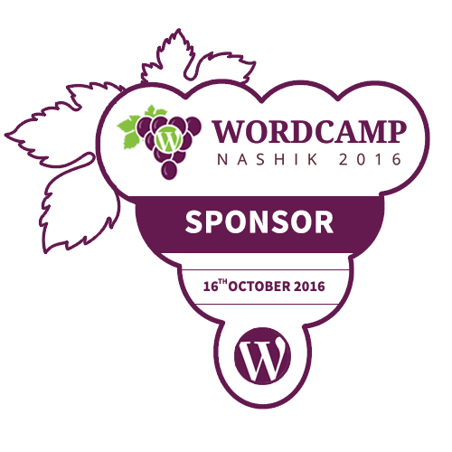 Proud to Sponsor at WordCamp Nashik 2016